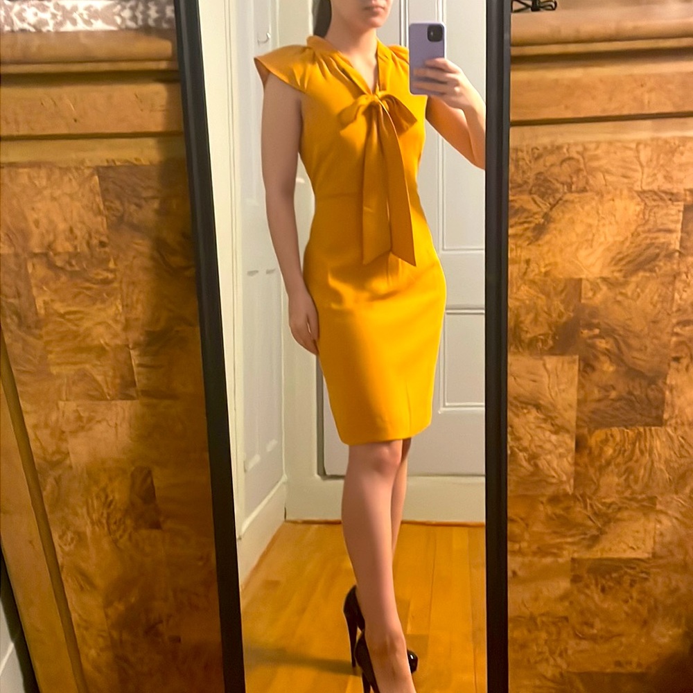NWT J Crew Pussybow Sheath Dress